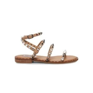Studded wrap around ankle sandals (studs look so high end!!)
